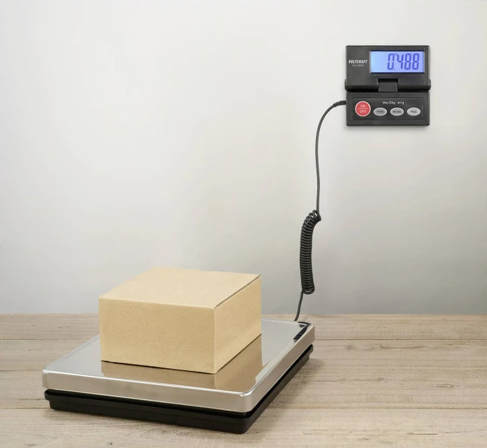 Voltcraft VC-15445055, Plattformwaage, 50kg, 1g