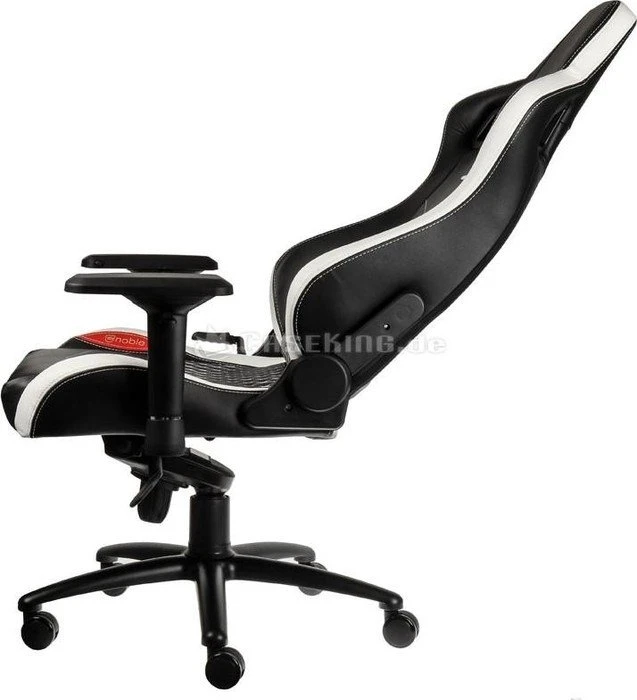 noblechairs Epic Echtleder Gamingstuhl, schwarz/weiß/rot