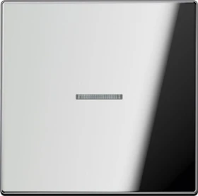 Jung Serie LS Wippe mit Lichtleiter 1fach, glanzchrom