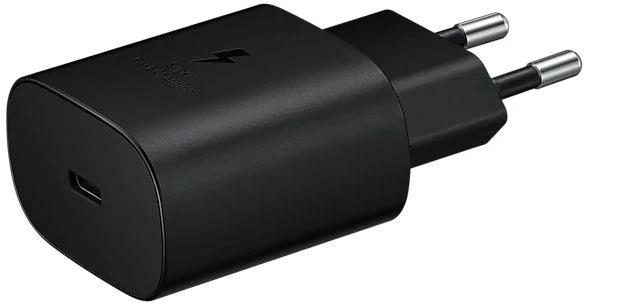 Samsung Schnellladegerät 25W USB-C ohne Kabel schwarz