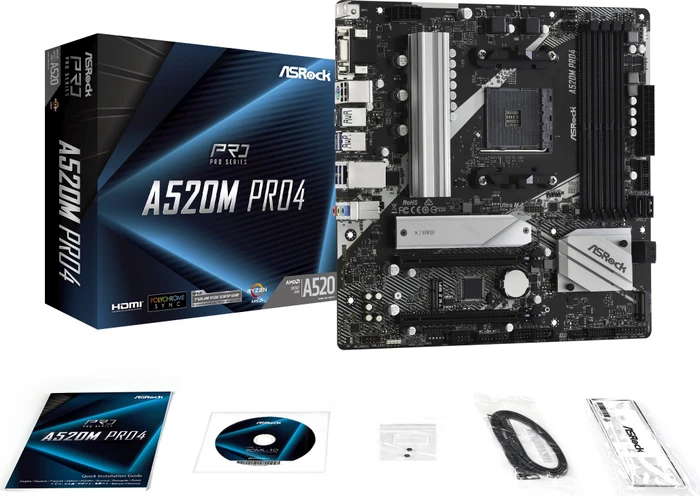ASRock A520M Pro4 (AMD AM4)