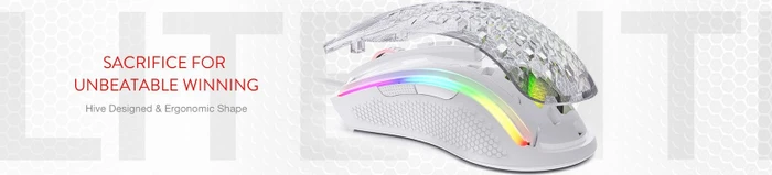 Redragon M808 Storm weiß, USB