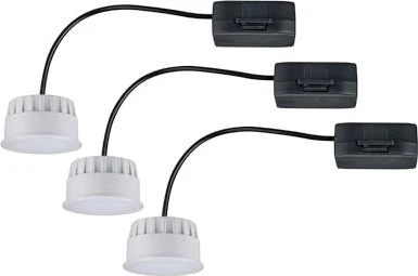 Paulmann LED-Modul Choose Coin 3-Step-Dim rund 6.5W Einbauleuchte, 3 Stück