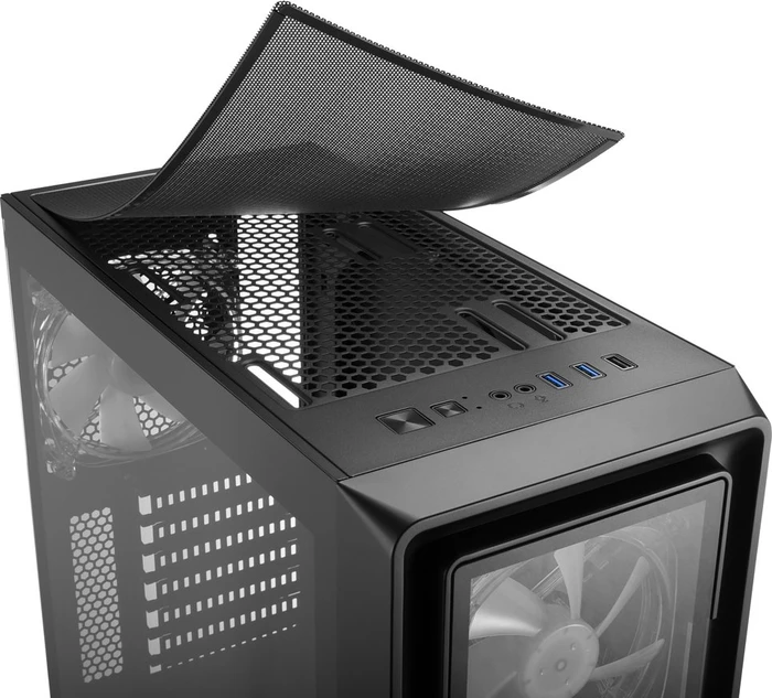 Sharkoon TK4 RGB, Glasfenster