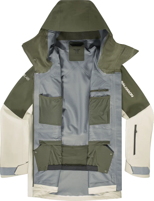Salomon S/Lab QST Gore-Tex Pro Funktionsjacke almond milk/olive night (Damen)