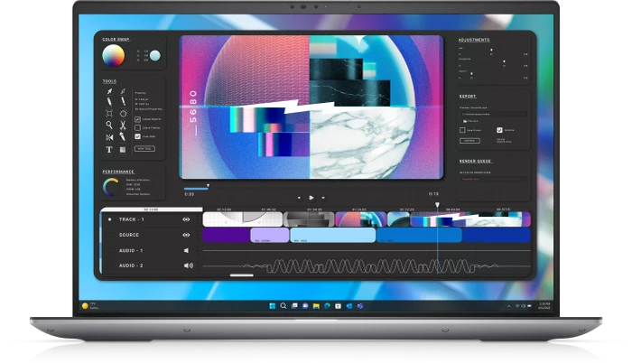 Dell Precision 5680, Core i9-13900H, 32GB RAM, 1TB SSD, RTX 3500 Ada Generation, DE