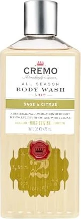 Cremo Sage & Citrus Shower Gel, 475ml