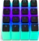 Endorfy PBT Pudding Keycaps, Kunststoff (PBT) Double-Shot, schwarz/transparent, 124 Tasten, ANSI-US Vorschaubild