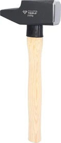 Brilliant Tools Schlosserhammer Hickorystiel, 2.50kg französische Form