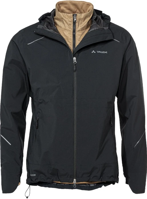 Vaude Yaras 3in1 Fahrradjacke black/oat (Herren)