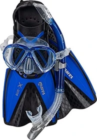 Mares X-One Marea Schnorchel-Set reflex blue