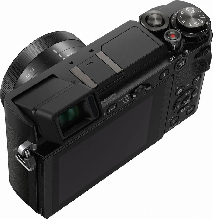 Panasonic Lumix DC-GX9 schwarz mit Objektiv Lumix G Vario 12-32mm 3.5-5.6 ASPH OIS und Lumix G Vario 35-100mm 4.0-5.6 OIS