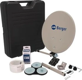 Berger Berger Mobile Sat-Anlage Komplettset Single-LNB im Campingkoffer