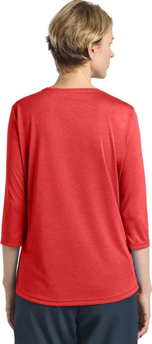 Jack Wolfskin Crosstrail Funktionsshirt 3/4 vibrant red (Damen)
