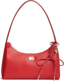 Tommy Hilfiger Logo-Anhänger Schultertasche sapphire red