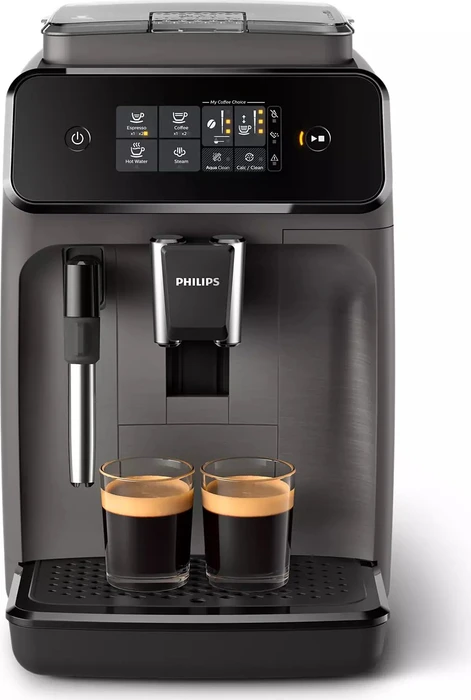 Philips Series 1200 EP1224 Automatische Kaffeemaschine mit Milchaufschäumer 15 bar kaschmirgrau (EP1224/00)