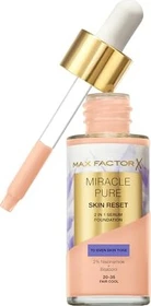Max Factor Miracle Pure Skin Reset 2in1 Serum Foundation 20-35 fair cool, 30ml