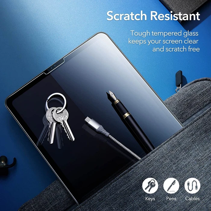 ESR Panzerglas Displayschutzfolie für Apple iPad Air 4, Apple iPad Air 5, Apple iPad Pro 11