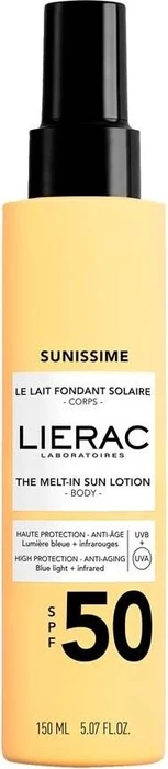 Lierac Sunissime The Melt-In Sun Lotion Body LSF50, 150ml