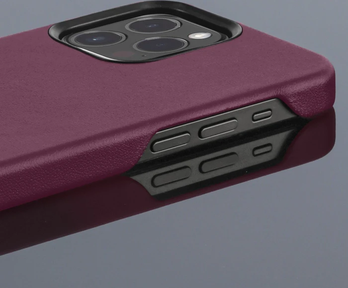 Hama Cover Finest Sense für Apple iPhone 14 Pro Bordeaux