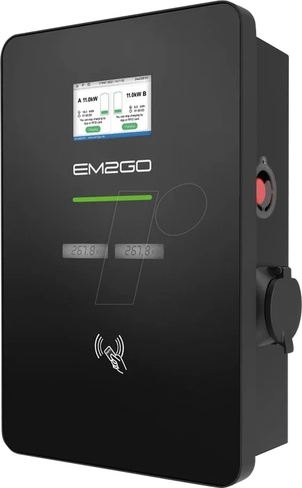 EM2GO AC Wallbox Duo Power 2x 11kW, Ladedose