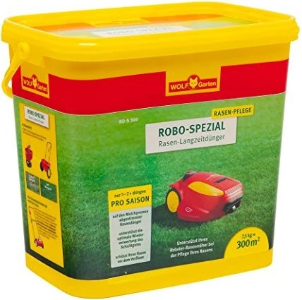 Wolf-Garten RO-S 300 Robo-Spezial Rasen-Langzeitdünger, 7.5kg