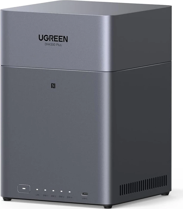 Ugreen NASync DH4300 Plus, 8GB RAM, 1x RJ-45 2.5GBase-T, 1x USB-C 3.0