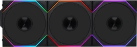 Lian Li Uni Fan TL Wireless 120 RGB Reverse Blade, schwarz, LED-Steuerung, 120mm, 3er-Pack