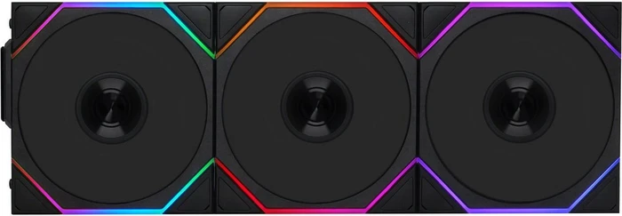 Lian Li Uni Fan TL Wireless 120 RGB Reverse Blade, schwarz, LED-Steuerung, 120mm, 3er-Pack