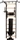 BenchK 732B Sprossenwand, 240x67cm, schwarz