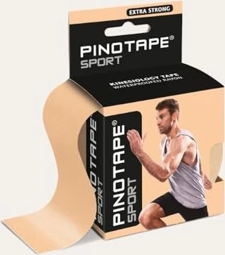 Pinotape Sport Kinesiology Tape Rolle 5cm x 5m light beige