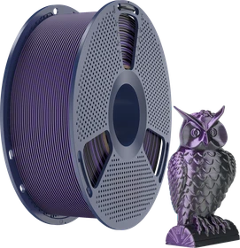 Sunlu Silk PLA+ Tri-Color Dual Color Black Purple, mehrfarbig, Spule, 1.75mm, 1.00kg