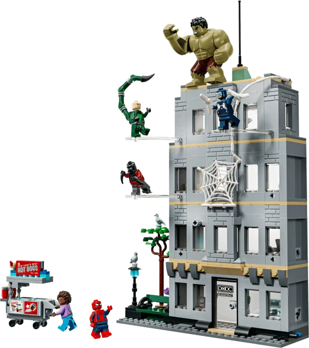 LEGO Marvel Super Heroes Spielset - Großer Showdown: Spider-Man vs. Hulk