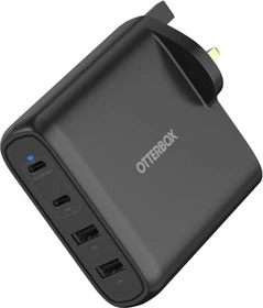 Otterbox USB-C Four Port 100W Wandladegerät Fast Charge Standard (UK) schwarz