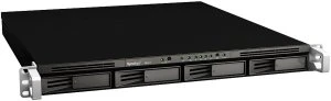 Synology RackStation RS411, 256MB RAM, 1x RJ-45 1000Base-T, 2x USB 2.0, 1HE