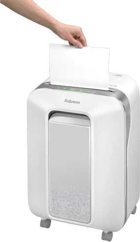 Fellowes Powershred LX201 weiß, 2x12mm