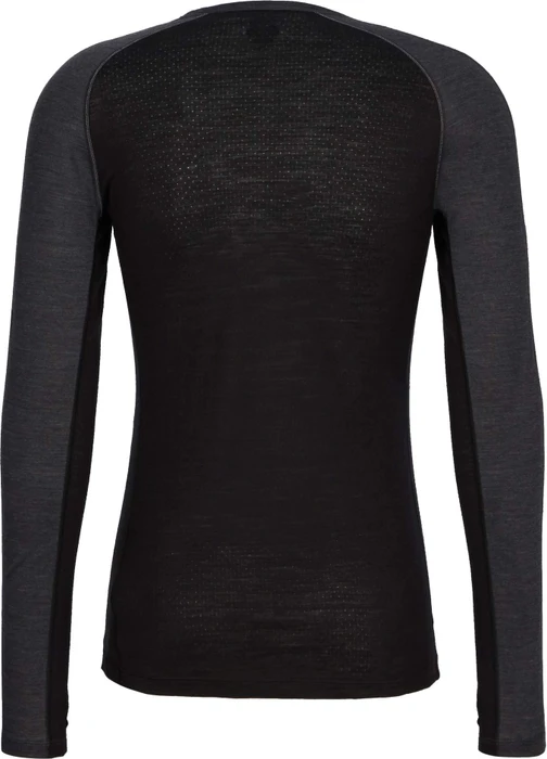 Icebreaker 125 ZoneKnit Merino Funktionsshirt langarm jet heather/black (Herren)