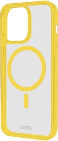 SBS Mobile Mag Frame Case für Apple iPhone 15 gelb