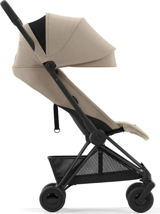Cybex Coya Matte Black Frame cozy beige