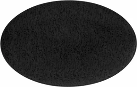 Seltmann Weiden Life Fashion 25677 Servierplatte oval 40x26cm glamorous black