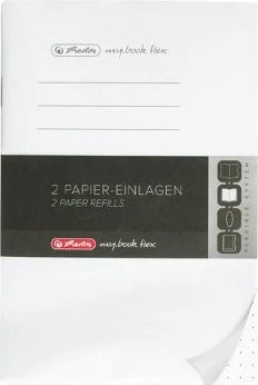 Herlitz my.book Refill flex Papiereinlage, A6, punktiert, 80 Blatt
