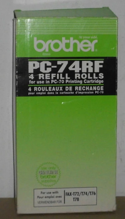 Brother PC-74RF Thermotransferrolle, 4 Rollen