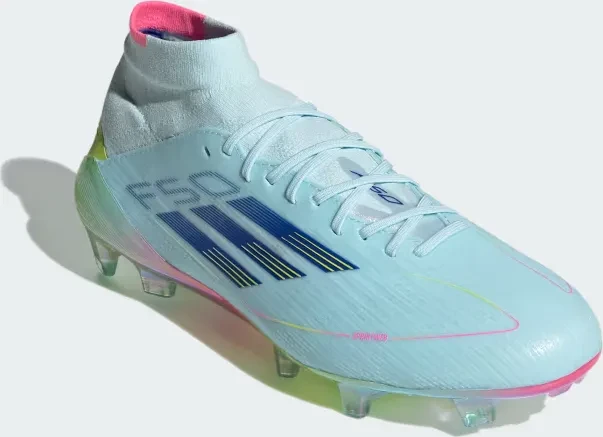 adidas F50 Elite Mid-Cut FG almost blue/semi lucid blue/semi solar yellow (Damen)