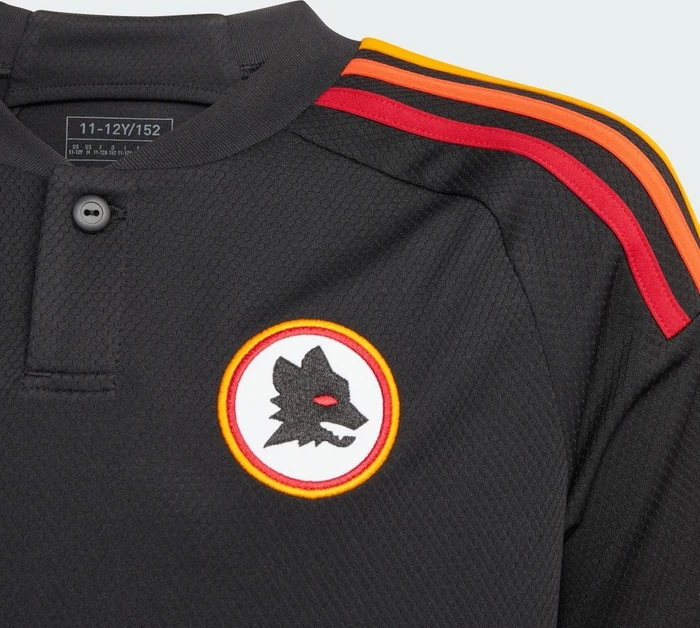 adidas AS Roma 2023/2024 Ausweichtrikot black (Junior)