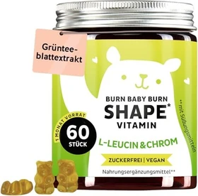Bears with Benefits Burn Baby Burn Shape Vitamin L-Leucin & Chrom, 60 Stück