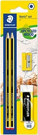 Staedtler Noris 120 Bleistift HB graphit, schwarz/gelb, 2er-Pack
