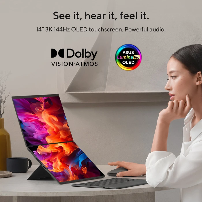 ASUS Zenbook Duo UX8407AA-SN262W, Core Ultra 9 386H, 32GB RAM, 1TB SSD, DE
