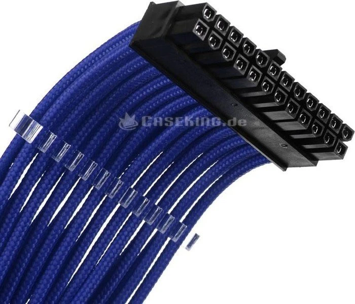 Phanteks Verlängerungskabel Kit für Netzteile, blau, 500mm