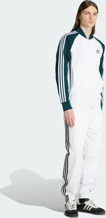 adidas Adicolor Classics SST Originals Trainingsjacke white/aurora ivy (Herren)