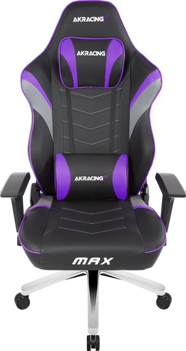 AKRacing Master Max Gamingstuhl, schwarz/grau/violett